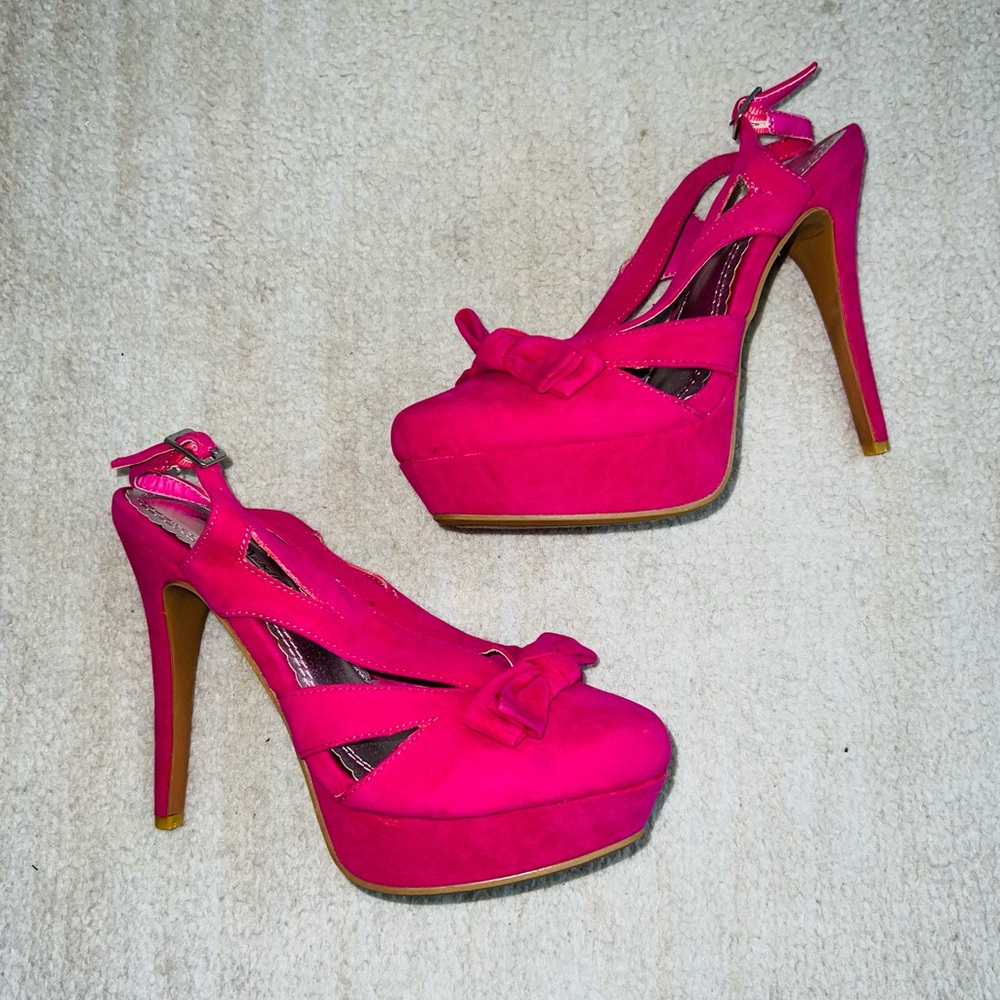Pink Anne Michelle Heels